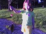 My Daughter first Fish
